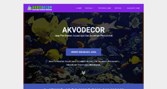Desktop Screenshot of akvodecor.com